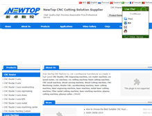 Tablet Screenshot of newtopcnc.com